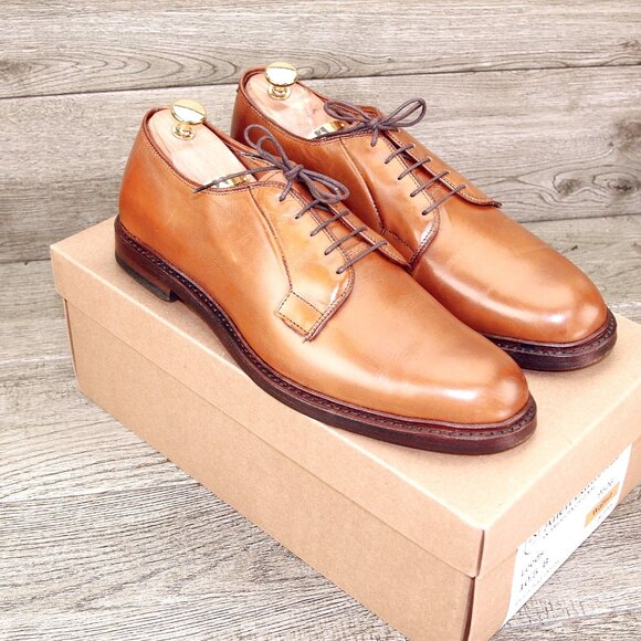 Allen Edmonds LEEDS 10.5 B Narrow Walnut * add $15 new Cedar Trees